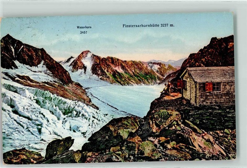 10598827 - Finsteraarhornhuette Wasenhorn Rg. Finsteraarhorn