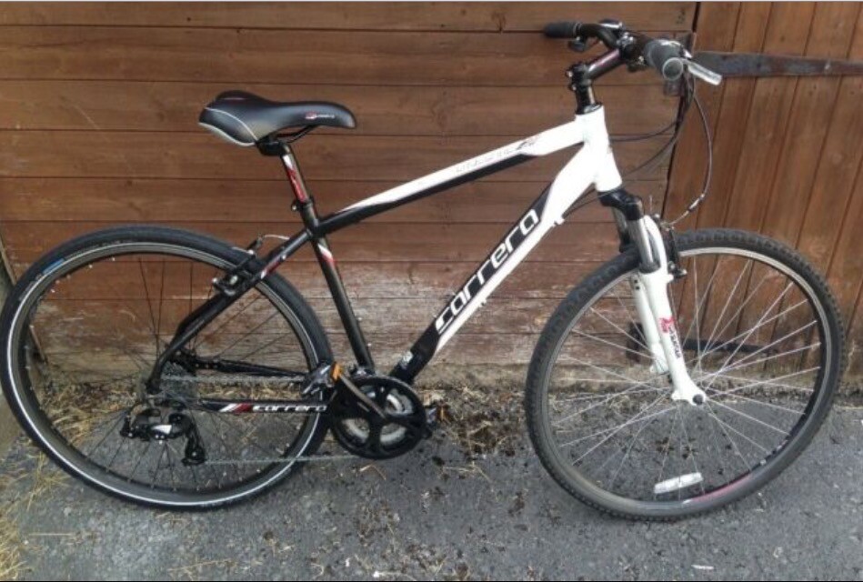 carrera crossfire 1 hybrid bike