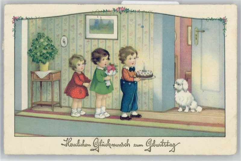 51141332 - Kinder Poesie  Pudel