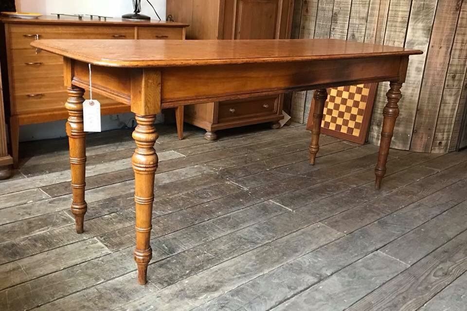 19th Century Antique Narrow Oak Dining Table in Crystal Palace, London Gumtree