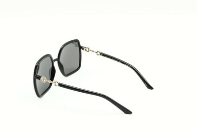 Pre-owned Gucci Gg0890s-001 Black Black Grey Sunglasses In Gray