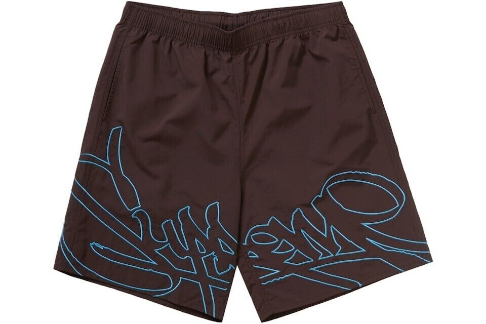 極美品　Supreme split logo water short 海パン Supreme Split Logo Water Short | eBay