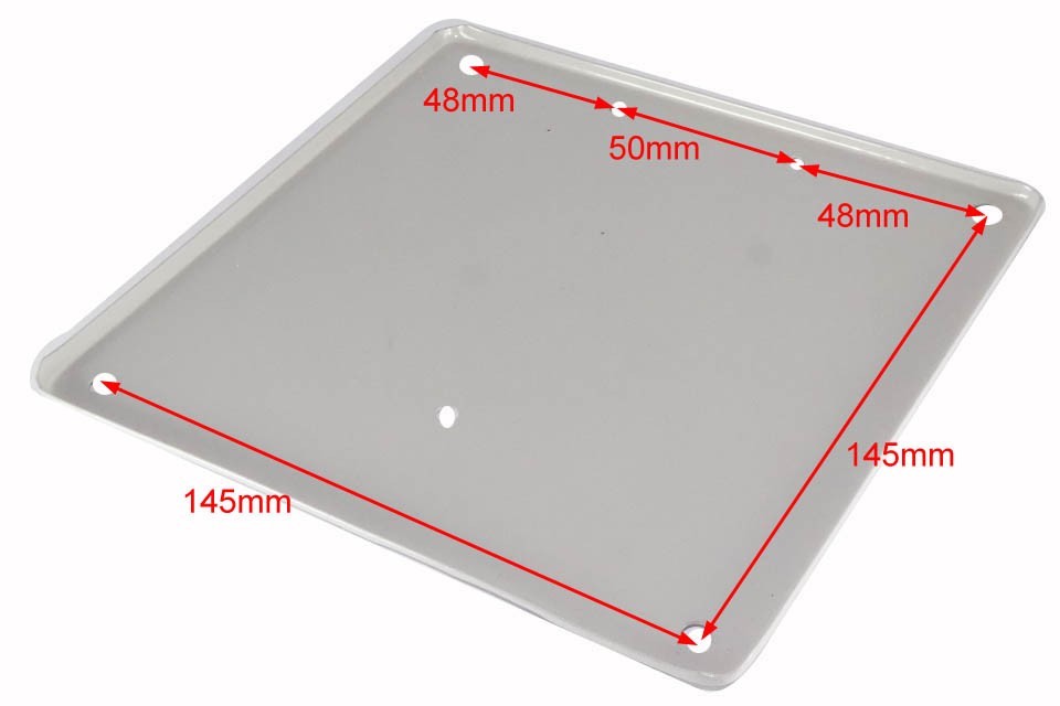 Vespa V50 PL170 Bracket Licence Number Plate Steel 10 Units  