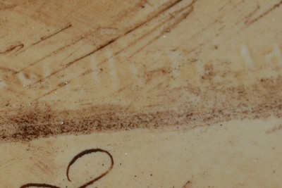 Vtg Ceramic Porcelain China Pottery WICKER Flower Fruit Apple Egg BASKET Signed