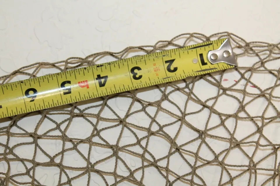 Used Commercial Fishing Net Vintage Fish Netting Old Recycled Reclaimed 5x10