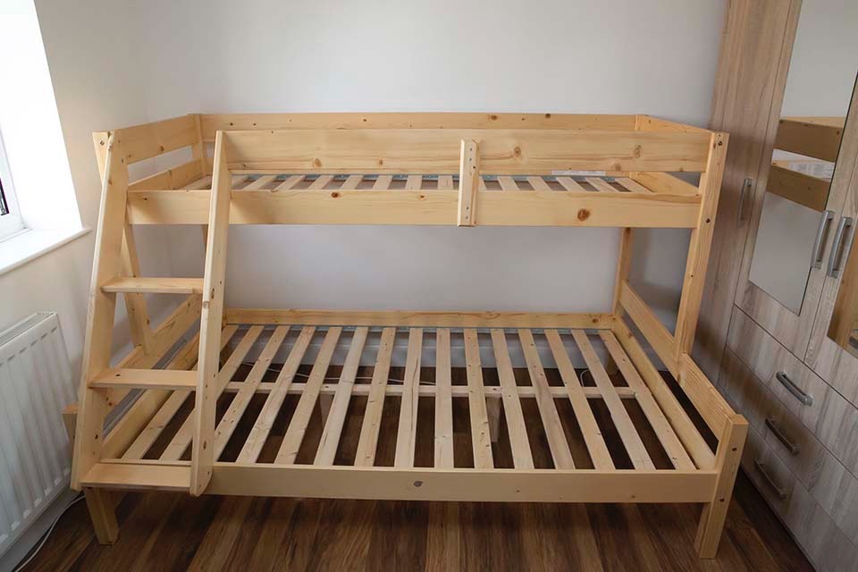 JYSK Bunk bed VESTERVIG 75/120x200 natural in Coventry, West Midlands