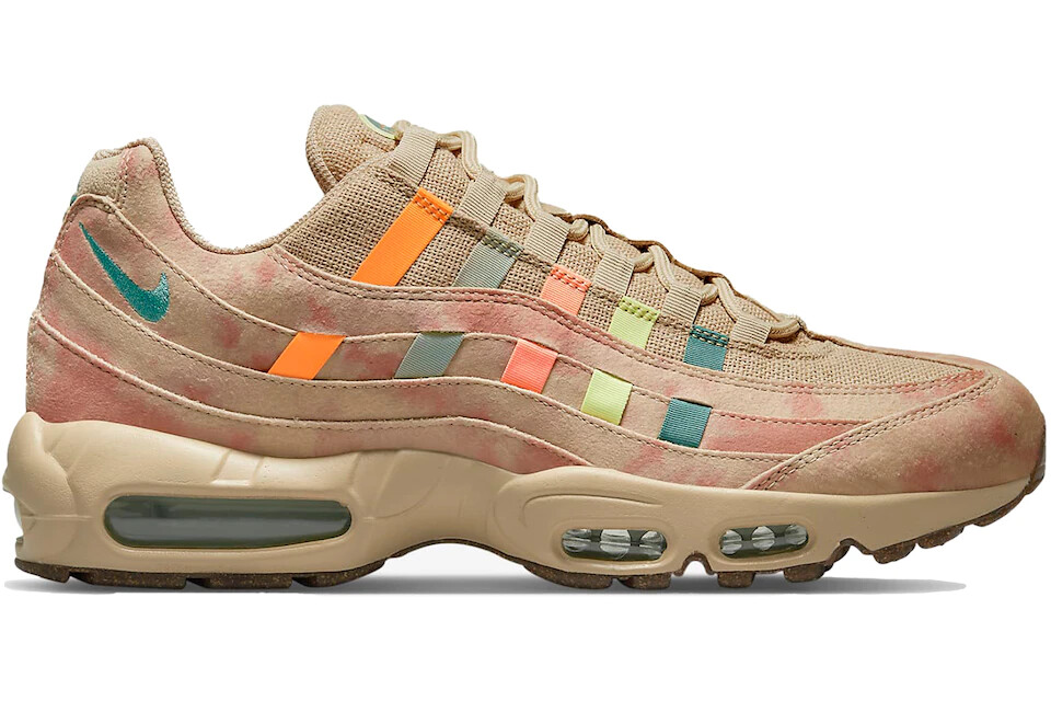 

Мужские кроссовки Nike Air Max 95 N7 Grain Beige Bicoastal Fossil Rose DQ7604-200 sz 9 РЕДКИЕ, Бежевый, Nike Air Max 95