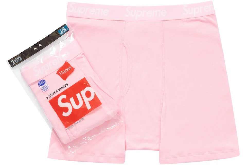 【Sサイズ】Supreme Hanes Boxer Briefs(2 Pack) Supreme Hanes Boxer Briefs (2 Pack) Flourescent Yellow