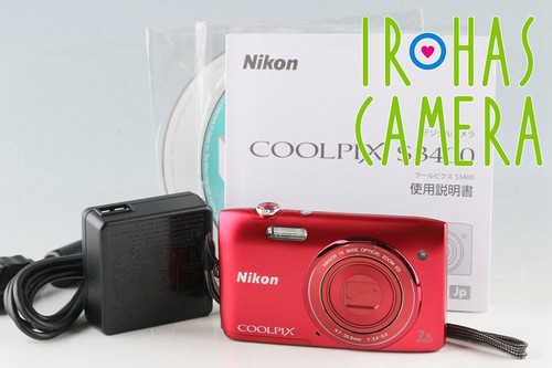 Nikon COOLPIX S4400 赤 Nikon COOLPIX S4400 Digital Camera 6x WIDE OPTICAL ZOOM VR