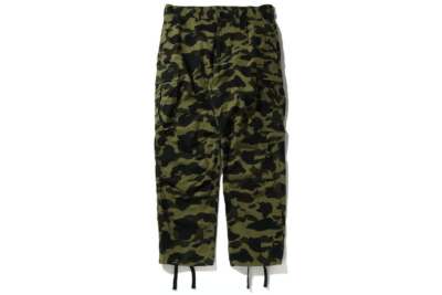 BAPE BAPE 1ST CAMO CARGO PANTS GREEN [001PTI301019MGRN]