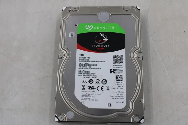 Seagate Ironwolf St4000ne0025 4tb 7200rpm 128mb Cache Sata Iii 3,5