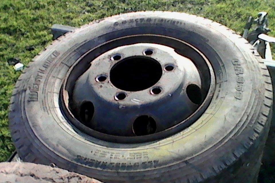 Lorry truck wheels, 8.5 x 17.5, 7.5 ton, 6 stud, ford, leyland, bedford