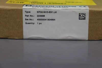 PEPPERL+FUCHS KFD2-SCD-Ex1.LK TRANSFORMER ISOLATED DRIVER P/N: 223998