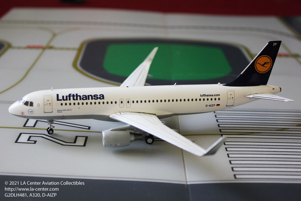 Gemini Jets Lufthansa Airbus A320 in Old Color Diecast Model
