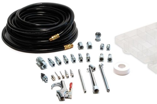 Accessory Tool Kit 50 Feet Hose Storage Case Tire Gauge