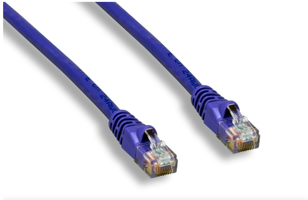 Cat5E 350MHz Copper Patch Cable Cord 10ft 15ft 25ft 35ft 50ft 100ft 1,5,10 Lot