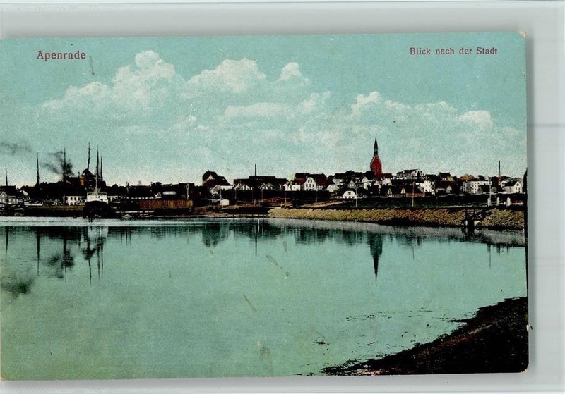 10097620 - Apenrade Blick Nach Der Stadt Apenrade / Aabenraa