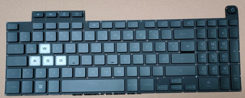 Tastatur Asus Gaming F15 A15 F17 A17 Fx507z Fa507r Fx517z Beleuchtug Keyboard