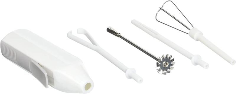 Mini Mixer Set Cordless Personal Small Hand Held Blender 5 Piece White NEW