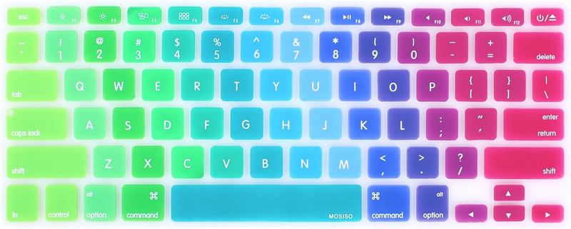 MOSISO Silicone Keyboard Cover Compatible with Macbook Air 1