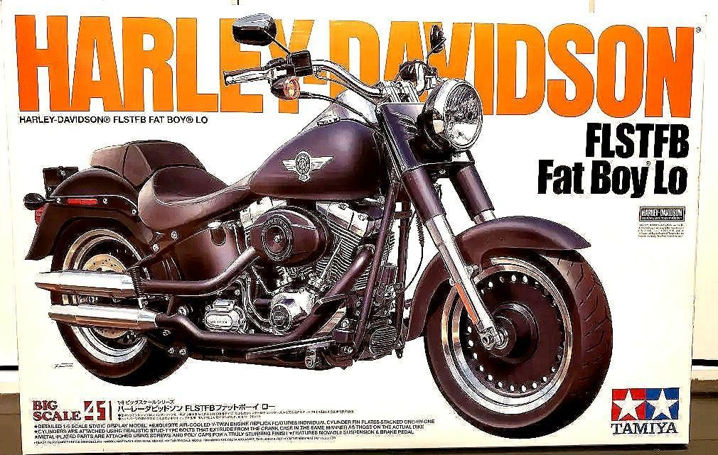 タミヤ 1/6 Harley-Davidson ファットボーイ　ロー タミヤ 】 1/6オートバイシリーズにファットボーイ登場| バイク