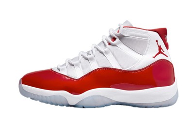 

Мужские Jordan 11 Retro Cherry White/Versity Red-Black (CT8012 116), White/varsity red-black