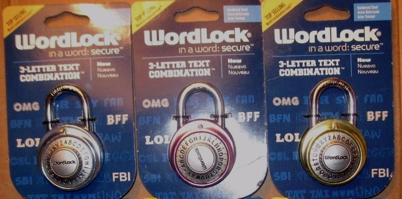 Wordlock PL-095-AX Word Combination Lock 
