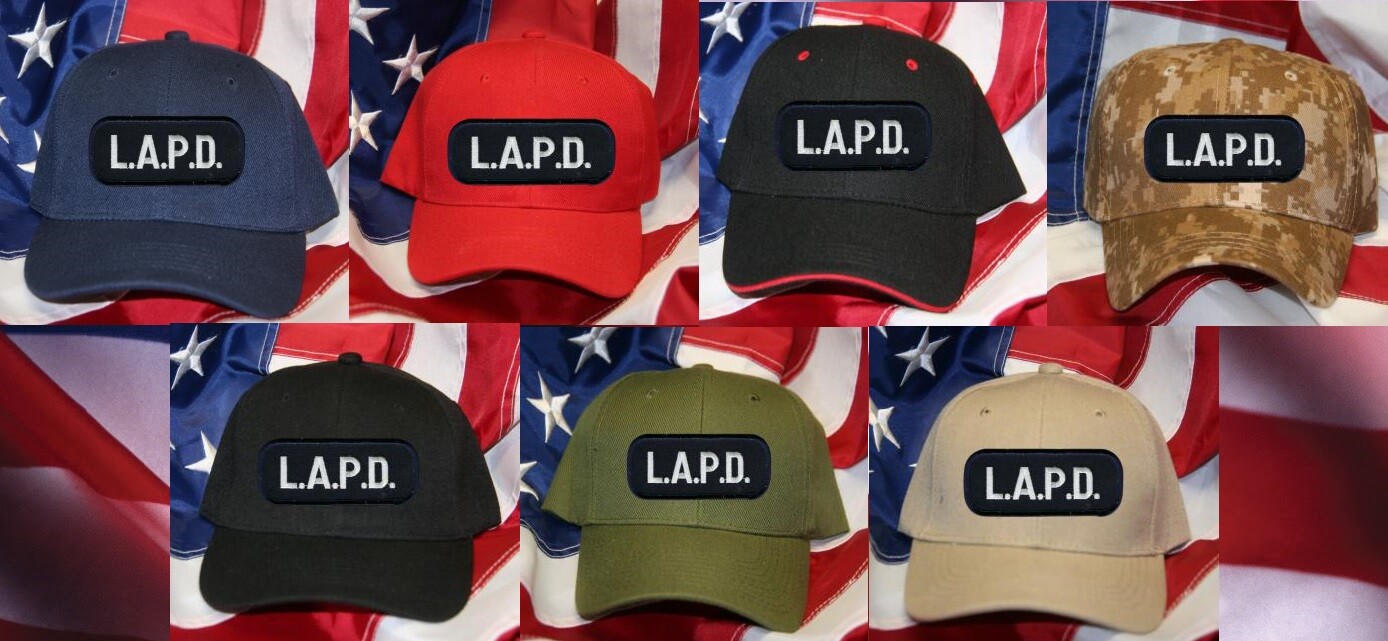 L.A.P.D. HAT PATCH CAP POLICE LAW ENFORCEMENT NOT A UNIFORM ITEM SWAT