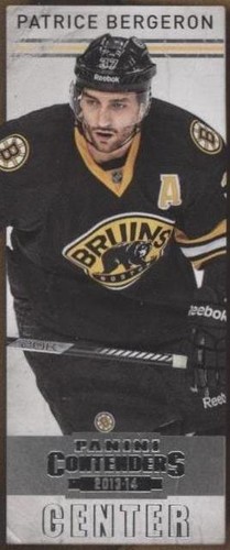 2013-14 Panini Playoff Contenders - Patrice Bergeron #31