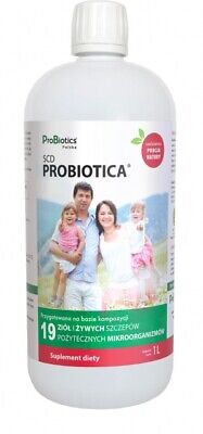 SCD Probiotica 1000 ml Probiotics, Digestive System Support, Free P&P