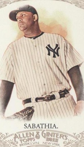 2012 Topps Allen & Ginter's - C.C. Sabathia #223