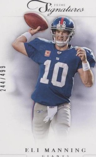 2012 Panini Prime Signatures Eli Manning #7