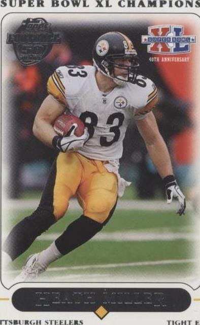 2006 Topps Pittsburgh Steelers Super Bowl XL Champions Heath Miller #3