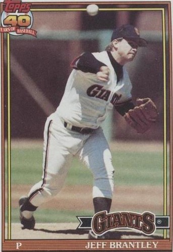 1991 Topps - Jeff Brantley #17