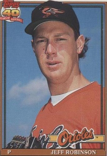1991 Topps Traded - Jeff Robinson #100T