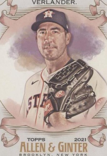 2021 Topps Allen & Ginter's - Justin Verlander #82