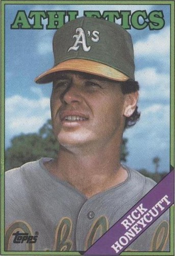 1988 Topps - Rick Honeycutt #641