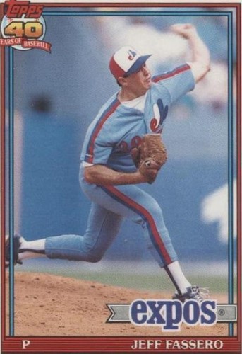 1991 Topps Traded - Jeff Fassero #39T
