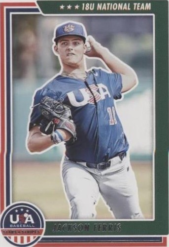 Jackson Ferris RC 2022 Panini Stars-Stripes USA Baseball Rookie 