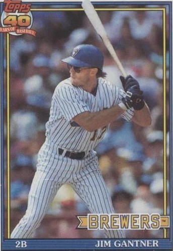 1991 Topps - Jim Gantner #23