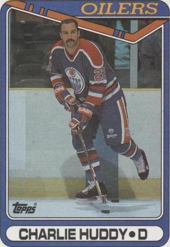 1990-91 Topps - Charlie Huddy #344