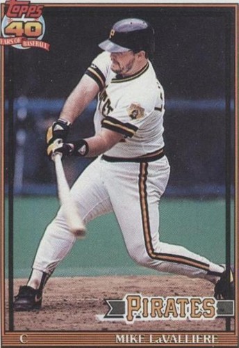 1991 Topps - Mike LaValliere #665