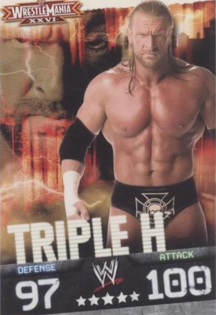 2009 Topps WWE Slam Attax Evolution - Triple H #TRIH