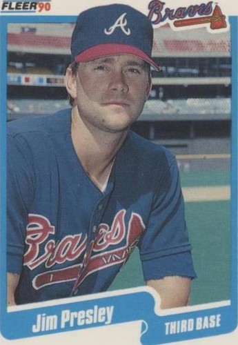 1990 Fleer Update - Jim Presley #U-6