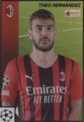 2021-22 Topps Merlin's Heritage 97 UCL Theo Hernandez #61