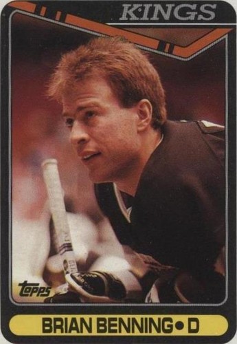 1990-91 Topps - Brian Benning #365