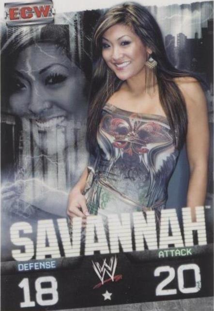 2009 Topps WWE Slam Attax Evolution - Savannah #SA