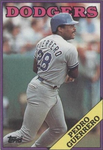 1988 Topps - Pedro Guerrero #550