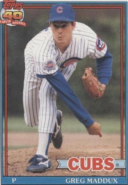 1991 Topps - Greg Maddux #35