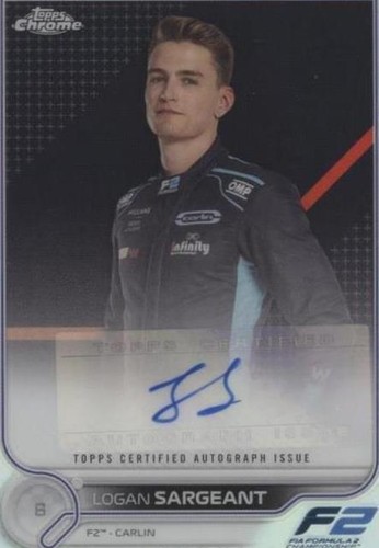 2022 Topps Chrome Formula 1 - Logan Sargeant #CAC-LS2